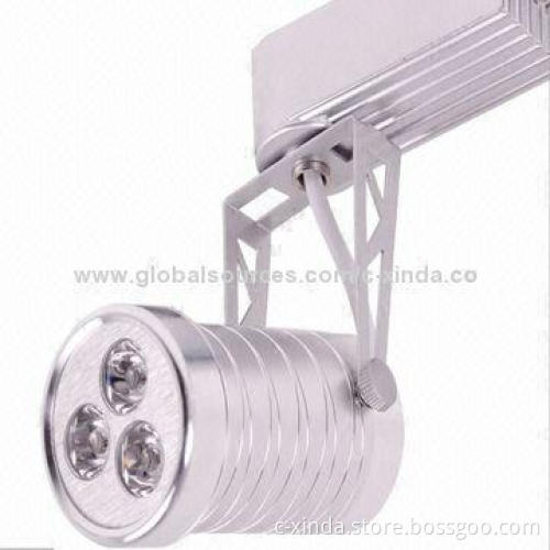 3W LED track light in blue/white/warm white, 110 to 240V for shopping mall and gallery